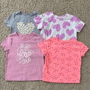 Cat & Jack | Girls Heart Shirt Bundle